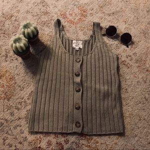 Hippie Rose Tank Top Sweater